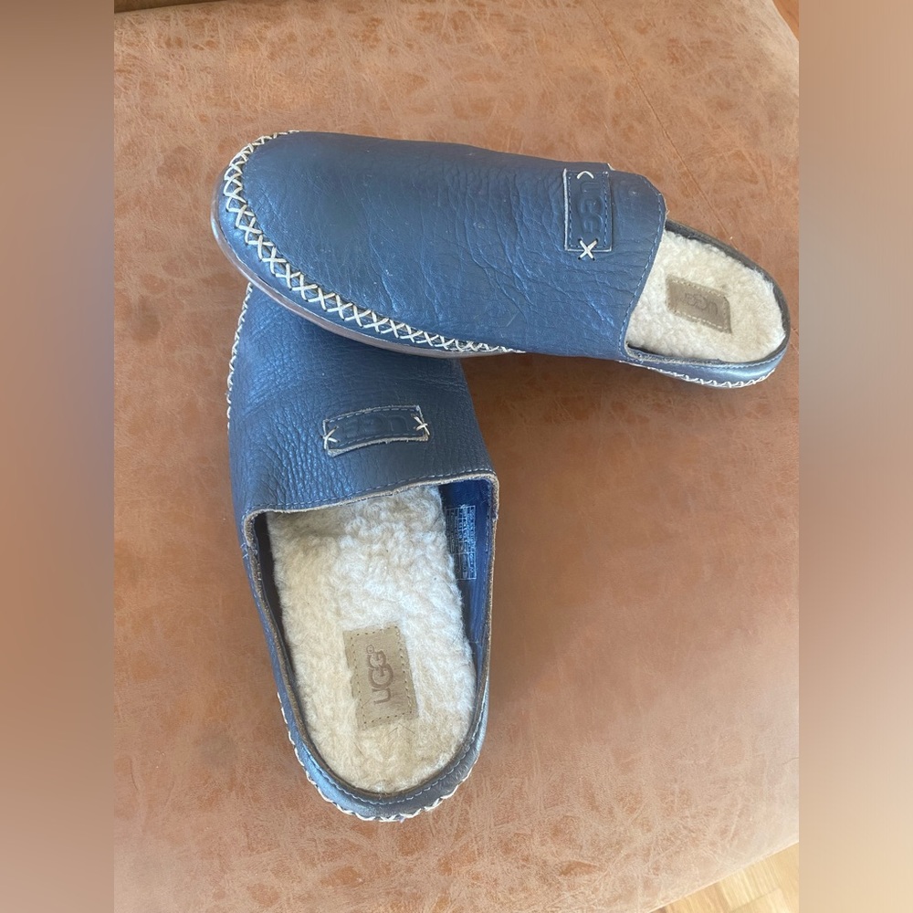 UGG Tamara Leather Slippers size 7